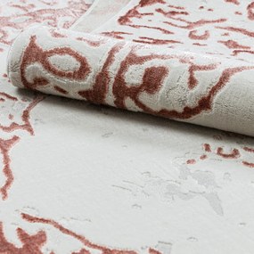 Dywany Łuszczów, Kusový koberec Allure 1961 white/pink, 160x220, ružová, kancelária