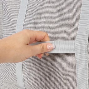 Sivý kompresný úložný box Compactor Oxford, 125 l