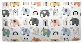 Sablio Uterák Animovaní Slony - 50x100 cm