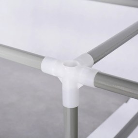 Mobilná skrinka na topánky, 4 farby- hnedá