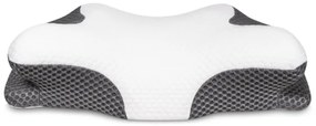 CONNECT IT CFH-6031-WH - Anatomický vankúš Lyra bielo-sivý