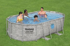 BESTWAY Bazén 427 cm x 250 cm x 100 cm Power Steel Swim Bestway- 56714