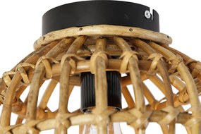 Rustikálne stropné svietidlo bambus 25 cm - Canna