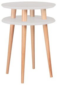 Svetlosivý odkladací stolík Ragaba UFO, ⌀ 45 cm