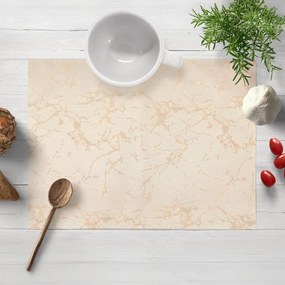 Biante Dekoračné prestieranie na stôl Parma PM-115 Zlatý mramor na béžovom 30x40 cm