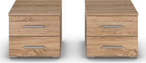 Set nočných stolíkov (2 ks) Isotta, dub sonoma