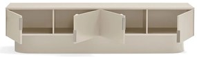 Béžový TV stolík 200x50 cm Totem – Teulat