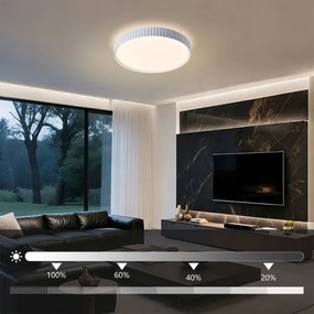 Brilagi - stmievateľné LED stropné svietidlo CORVO LED/54W/230V 3000-6000K biela priemer 40 cm +DO