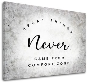 Motivačný obraz na stenu Great things | rôzne rozmery