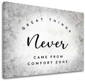 Motivačný obraz na stenu Great things | rôzne rozmery