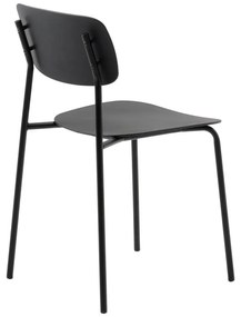 Čierne jedálenské stoličky v súprave 2 ks Kirkland – Unique Furniture