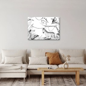 Obraz - Akvarelová džungľa (70x50 cm)