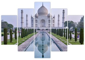 Obraz - Taj Mahal za východu slnka (150x105 cm)