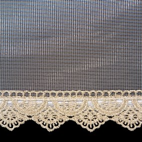ZÁCLONA NA KRÚŽKOCH VIVIAN 300X150 CM BIELA
