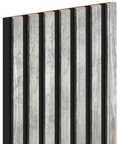 Mexen Lam-B, stenové lamely 275 × 31,5 cm, HDF doska 4 mm, dub bielený, S100-275317-2812-064