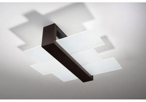 Sollux SL.0074 - Stropné svietidlo FENIKS 2 2xE27/60W/230V wenge