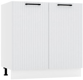 Skrinka do kuchyne Kate d80zl svetlo šedá mat