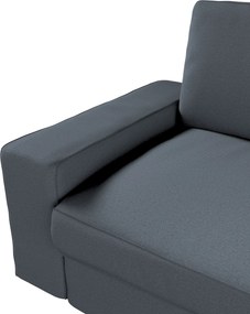 Poťah na sedačku Kivik (nerozkladá sa, pre 3 osoby) farba produktu modrá látka zapletaná