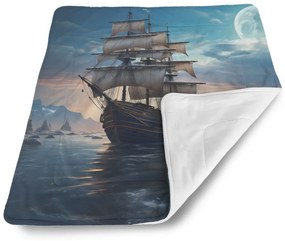 Sablio Deka pre bábätko Plachetnica medzi skalami - 80x100 cm