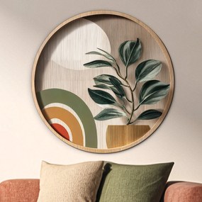 DUBLEZ | Dizajnový obraz z dreva - Rastlina