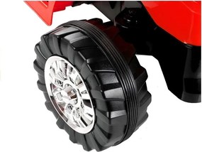 LEAN CARS Elektrický traktor na batérie ZP1005 pre deti červený