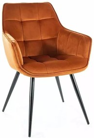 Stolička Lilia Velvet Škoricová