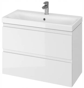 Cersanit Moduo Slim, závesná umývadlová skrinka 80cm, biela lesklá, S929-002