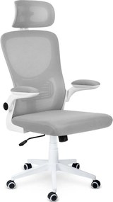 Kancelárska stolička mikrosieťová Sofotel Brass - sivá