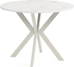 Okrúhly rozkladací jedálensky stôl DEVO Veľkosť: 90 - 128 cm