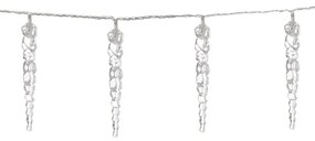 Vianočný svietiaci cencúle modré, vnútorné i vonkajšie 80LED s ovládačom