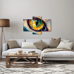 Obraz - Maľba mačacieho oka (90x60 cm)