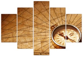 Obraz - Kompas (150x105 cm)