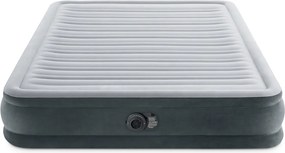 Nafukovací matrac s automatickou pumpou DELUXE III sivá