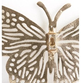 Kovová nástenná dekorácia 26x16 cm Butterfly – Light &amp; Living