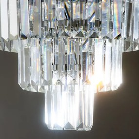 Brilagi - LED krištáľové stropné svietidlo MOZART 5xE14/40W/230V lesklý chróm