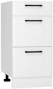 Skrinka do kuchyne Irma D40s/3 Biely hrášok Mat