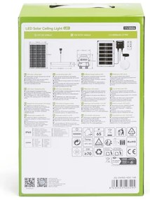 Aigostar - LED Solárne svietidlo LED/35W/12V 3000 mAh 6500K pr. 16,8 cm