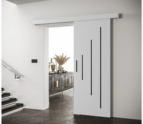Posuvné dvere 80 cm Slavdro 3 (biela matná). Akcia -6%. Vlastná spoľahlivá doprava až k Vám domov. 1108838