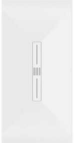 Mexen Toro, SMC obdĺžniková sprchová vanička 150 x 90 cm, biela, biela krytka, 43109015-W