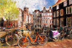 Obraz - Amsterdam (90x60 cm)