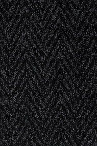 Podlahové krytiny Vebe - rohožky Čistiaca zóna Boomerang 50 čierna - Rozmer na mieru cm