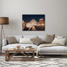 Obraz - Louvre v noci (70x50 cm)