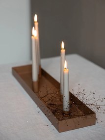 Storefactory Magnetický svietnik Sund Brown 60 cm