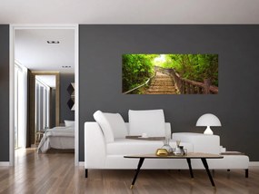 Obraz - Schody v prírode (120x50 cm)