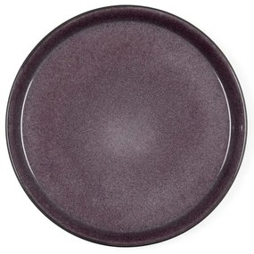 Slivkovofialový kameninový plytký tanier Bitz Mensa, priemer 27 cm