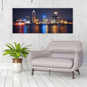 Obraz - Reflekce noci (120x50 cm)
