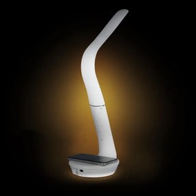 Retlux-LED Stmiev. lampa s bezdr. nab. Qi a displejom LED/6W/230V 3000/4000/6000K