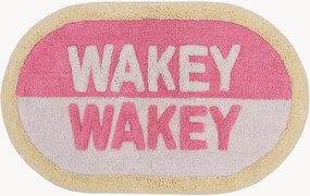 Bavlnený kúpeľňový koberec Wakey Wakey