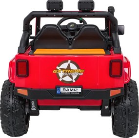 Elektrické autíčko Jeep Monster červené