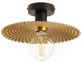 ONLI - Stropné svietidlo GOLDEN 1xE27/22W/230V pr. 28 cm zlatá/čierna